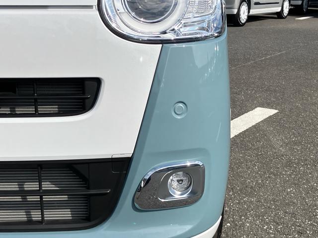 ムーヴキャンバスストライプスＧターボ両側電動スライドドア　ＬＥＤヘッドライト＆フォグランプ　シートヒーター　保温カップホルダー　電動駐車ブレーキ　バックカメラ　ステアリングスイッチ　自動追従クルコン　衝突被害軽減ブレーキ（千葉県）の中古車