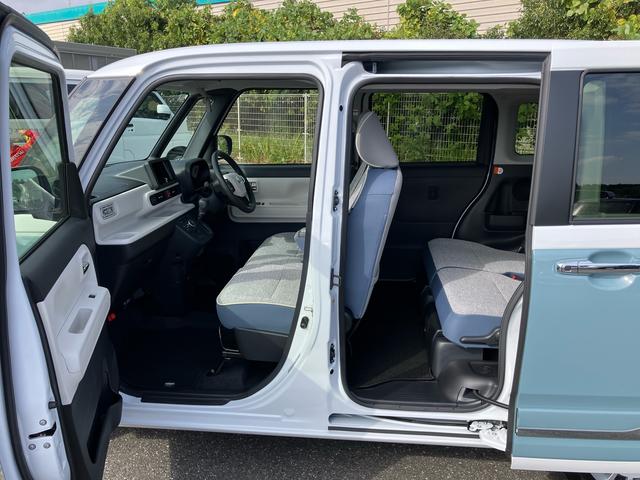 ムーヴキャンバスストライプスＧターボ両側電動スライドドア　ＬＥＤヘッドライト＆フォグランプ　シートヒーター　保温カップホルダー　電動駐車ブレーキ　バックカメラ　ステアリングスイッチ　自動追従クルコン　衝突被害軽減ブレーキ（千葉県）の中古車