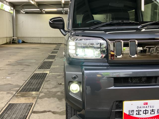 タフトＧ　ダーククロムベンチャー前後ダークガーニッシュ　ガラスルーフ　ルーフレール　１５インチアルミ　ＬＥＤヘッドライト＆フォグランプ　バックカメラ　シートヒーター　電動駐車ブレーキ　コーナーセンサー　衝突被害軽減ブレーキ（千葉県）の中古車