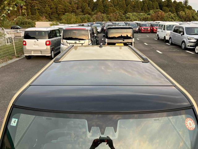 タフトＧ　ダーククロムベンチャー前後ダークガーニッシュ　ガラスルーフ　ルーフレール　１５インチアルミ　ＬＥＤヘッドライト＆フォグランプ　バックカメラ　シートヒーター　電動駐車ブレーキ　コーナーセンサー　衝突被害軽減ブレーキ（千葉県）の中古車