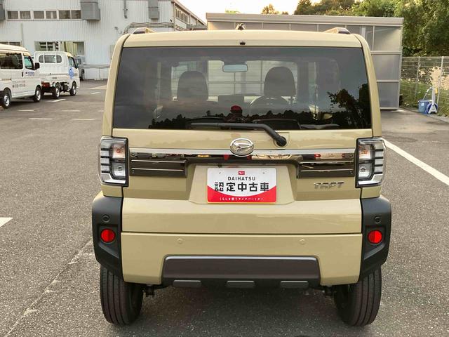 タフトＧ　ダーククロムベンチャー前後ダークガーニッシュ　ガラスルーフ　ルーフレール　１５インチアルミ　ＬＥＤヘッドライト＆フォグランプ　バックカメラ　シートヒーター　電動駐車ブレーキ　コーナーセンサー　衝突被害軽減ブレーキ（千葉県）の中古車