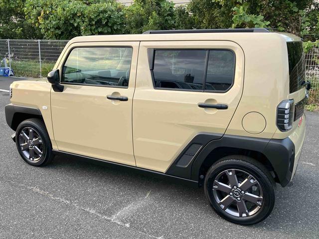 タフトＧ　ダーククロムベンチャー前後ダークガーニッシュ　ガラスルーフ　ルーフレール　１５インチアルミ　ＬＥＤヘッドライト＆フォグランプ　バックカメラ　シートヒーター　電動駐車ブレーキ　コーナーセンサー　衝突被害軽減ブレーキ（千葉県）の中古車