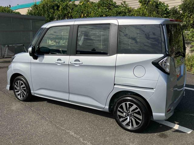 トールカスタムＧＬＥＤヘッドライト＆フォグランプ　アダプティブクルコン　１４インチアルミホイール　両側電動スライドドア　電動パーキングブレーキ　プッシュボタンスターター　コーナーセンサー　衝突被害軽減ブレーキ（千葉県）の中古車