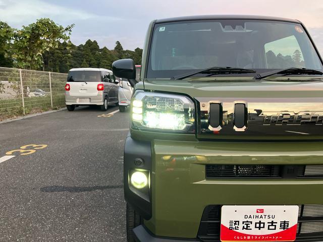 タフトＧ　ダーククロムベンチャー前後ダークガーニッシュ　ガラスルーフ　ルーフレール　１５インチアルミ　ＬＥＤヘッドライト＆フォグランプ　バックカメラ　シートヒーター　電動駐車ブレーキ　コーナーセンサー　衝突被害軽減ブレーキ（千葉県）の中古車