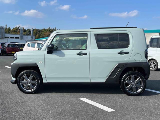 タフトＧターボ　ダーククロムベンチャーＬＥＤヘッドライト／スカイフィールトップ／アダプティブクルーズコントロール／プッシュボタンエンジンスターター／アイドリングストップ／オートライト／コーナーセンサー／衝突回避支援システム／オートエアコン（千葉県）の中古車