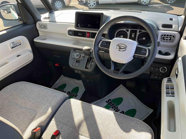 ムーヴキャンバスストライプスGターボLEDヘッドライト/両側電動スライドドア/アダプティブクルーズコントロール/コーナーセンサー/衝突回避支援システム/横滑り防止装置/オートライト/オートエアコン/電動格納ミラー/電動パーキングブレーキ(千葉県)の中古車