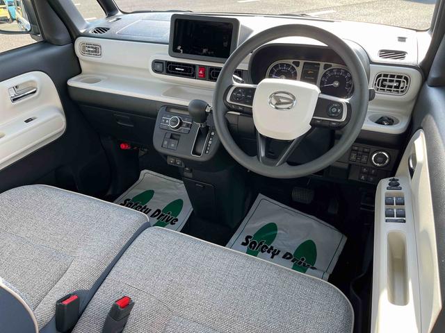 ムーヴキャンバスストライプスＧターボＬＥＤヘッドライト／両側電動スライドドア／アダプティブクルーズコントロール／コーナーセンサー／衝突回避支援システム／横滑り防止装置／オートライト／オートエアコン／電動格納ミラー／電動パーキングブレーキ（千葉県）の中古車