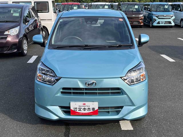 ミライースＸ　ＳＡIIIＬＥＤヘッドライト／電動格納ミラー／オートライト／キーレスエントリー／コーナーセンサー／アイドリングストップ／衝突回避支援システム／横滑り防止装置／マニュアルエアコン／盗難防止用セキュリティアラーム（千葉県）の中古車