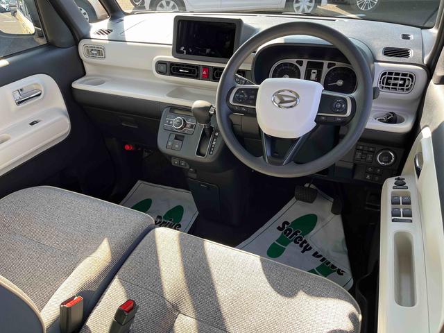 ムーヴキャンバスストライプスＧターボＬＥＤヘッドライト／両側電動スライドドア／アダプティブクルーズコントロール／コーナーセンサー／衝突回避支援システム／横滑り防止装置／オートライト／オートエアコン／電動格納ミラー／電動パーキングブレーキ（千葉県）の中古車