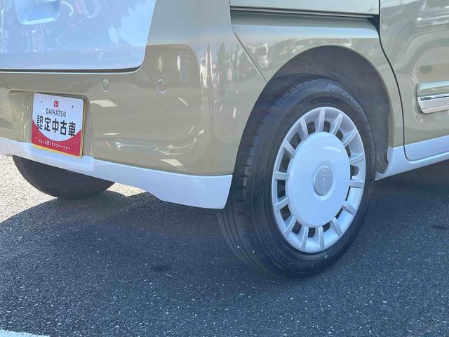 ムーヴキャンバスストライプスＧターボＬＥＤヘッドライト／両側電動スライドドア／アダプティブクルーズコントロール／コーナーセンサー／衝突回避支援システム／横滑り防止装置／オートライト／オートエアコン／電動格納ミラー／電動パーキングブレーキ（千葉県）の中古車