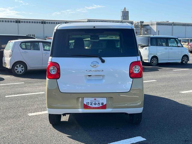 ムーヴキャンバスストライプスＧターボＬＥＤヘッドライト／両側電動スライドドア／アダプティブクルーズコントロール／コーナーセンサー／衝突回避支援システム／横滑り防止装置／オートライト／オートエアコン／電動格納ミラー／電動パーキングブレーキ（千葉県）の中古車