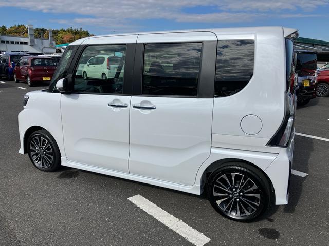 タントカスタムRSターボエンジン 15インチアルミ バックカメラ 両側電動スライドドア シートヒーター 電動駐車ブレーキ LEDライト&フォグ 上下2段調節式デッキボード コーナーセンサー 衝突被害軽減ブレーキ(千葉県)の中古車