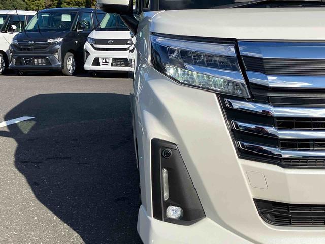 トールカスタムＧＬＥＤヘッドライト＆フォグランプ　アダプティブクルコン　１４インチアルミホイール　両側電動スライドドア　電動パーキングブレーキ　プッシュボタンスターター　コーナーセンサー　衝突被害軽減ブレーキ（千葉県）の中古車