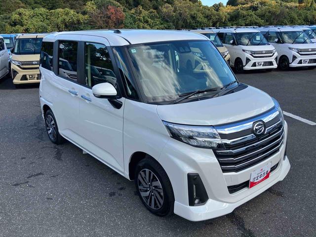 トールカスタムＧＬＥＤヘッドライト＆フォグランプ　アダプティブクルコン　１４インチアルミホイール　両側電動スライドドア　電動パーキングブレーキ　プッシュボタンスターター　コーナーセンサー　衝突被害軽減ブレーキ（千葉県）の中古車