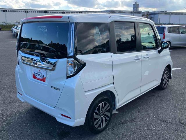 トールカスタムＧＬＥＤヘッドライト＆フォグランプ　アダプティブクルコン　１４インチアルミホイール　両側電動スライドドア　電動パーキングブレーキ　プッシュボタンスターター　コーナーセンサー　衝突被害軽減ブレーキ（千葉県）の中古車