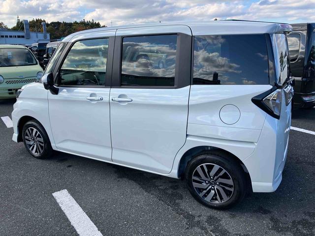 トールカスタムＧＬＥＤヘッドライト＆フォグランプ　アダプティブクルコン　１４インチアルミホイール　両側電動スライドドア　電動パーキングブレーキ　プッシュボタンスターター　コーナーセンサー　衝突被害軽減ブレーキ（千葉県）の中古車