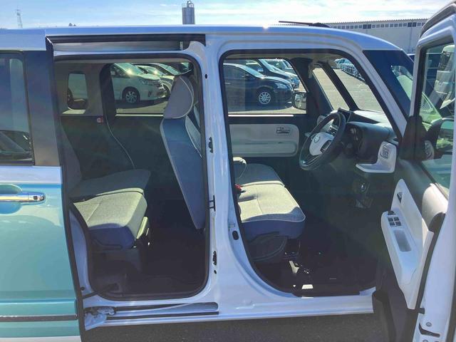 ムーヴキャンバスストライプスＧ両側電動スライドドア　ＬＥＤヘッドライト＆フォグランプ　シートヒーター　保温カップホルダー　電動駐車ブレーキ　バックカメラ　ステアリングスイッチ　コーナーセンサー　衝突被害軽減ブレーキ（千葉県）の中古車