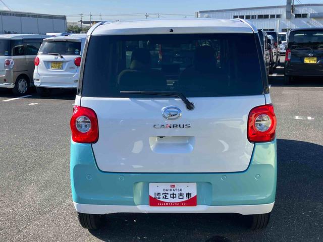 ムーヴキャンバスストライプスＧ両側電動スライドドア　ＬＥＤヘッドライト＆フォグランプ　シートヒーター　保温カップホルダー　電動駐車ブレーキ　バックカメラ　ステアリングスイッチ　コーナーセンサー　衝突被害軽減ブレーキ（千葉県）の中古車