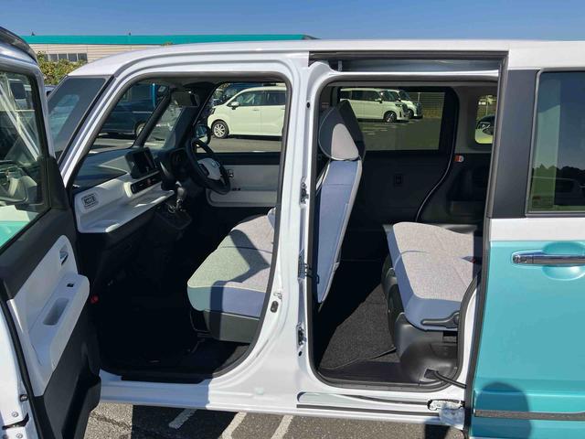 ムーヴキャンバスストライプスＧ両側電動スライドドア　ＬＥＤヘッドライト＆フォグランプ　シートヒーター　保温カップホルダー　電動駐車ブレーキ　バックカメラ　ステアリングスイッチ　コーナーセンサー　衝突被害軽減ブレーキ（千葉県）の中古車