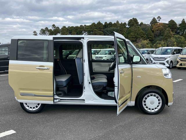 ムーヴキャンバスストライプスＧターボＬＥＤヘッドライト／両側電動スライドドア／アダプティブクルーズコントロール／コーナーセンサー／衝突回避支援システム／横滑り防止装置／オートライト／オートエアコン／電動格納ミラー／電動パーキングブレーキ（千葉県）の中古車