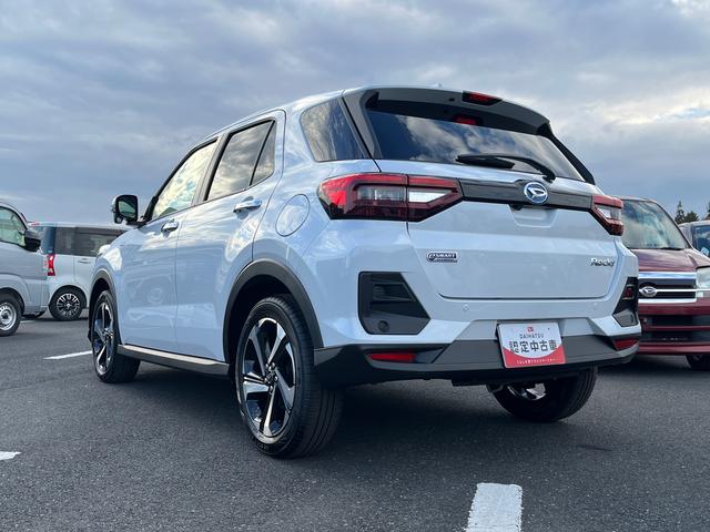 ロッキープレミアムG HEV衝突回避支援システム/横滑り防止装置/コーナーセンサー/オートエアコン/プッシュボタンエンジンスターター/アダプティブクルーズコントロール/LEDヘッドライト/電動格納ドアミラー/オートライト(千葉県)の中古車