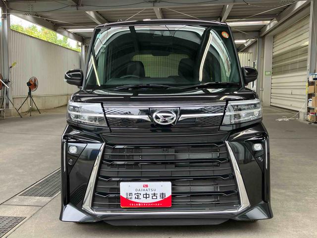 タントカスタムＸバックカメラ　両側電動スライドドア　１４インチアルミ　ＬＥＤヘッド＆フォグランプ　シートヒーター　電動駐車ブレーキ　オートライト　上下２段調節式デッキボード　コーナーセンサー　衝突被害軽減ブレーキ（千葉県）の中古車