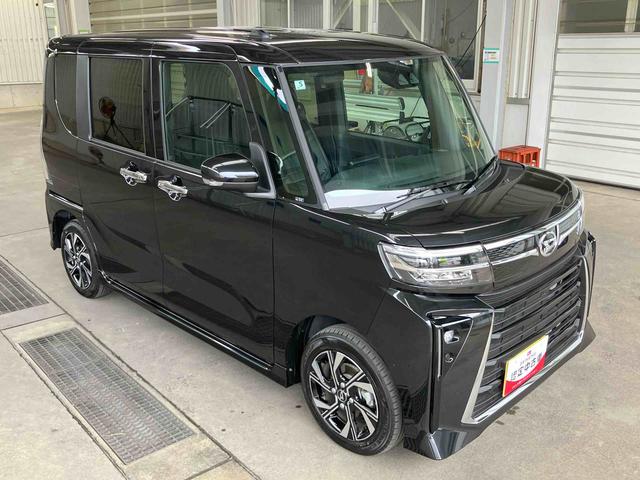 タントカスタムＸバックカメラ　両側電動スライドドア　１４インチアルミ　ＬＥＤヘッド＆フォグランプ　シートヒーター　電動駐車ブレーキ　オートライト　上下２段調節式デッキボード　コーナーセンサー　衝突被害軽減ブレーキ（千葉県）の中古車