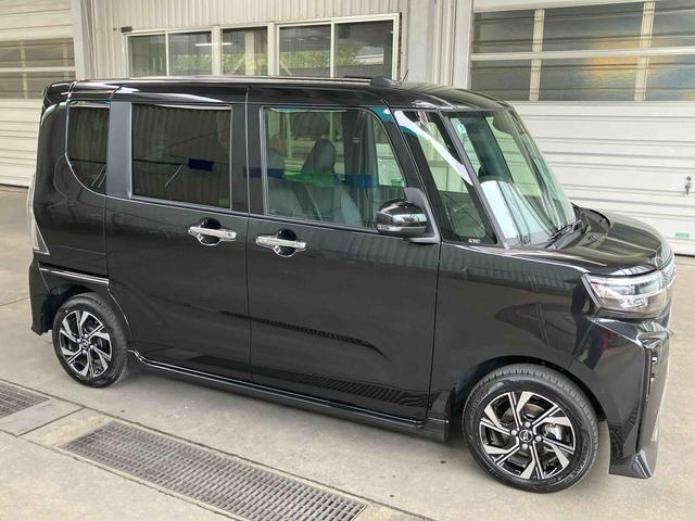 タントカスタムＸバックカメラ　両側電動スライドドア　１４インチアルミ　ＬＥＤヘッド＆フォグランプ　シートヒーター　電動駐車ブレーキ　オートライト　上下２段調節式デッキボード　コーナーセンサー　衝突被害軽減ブレーキ（千葉県）の中古車