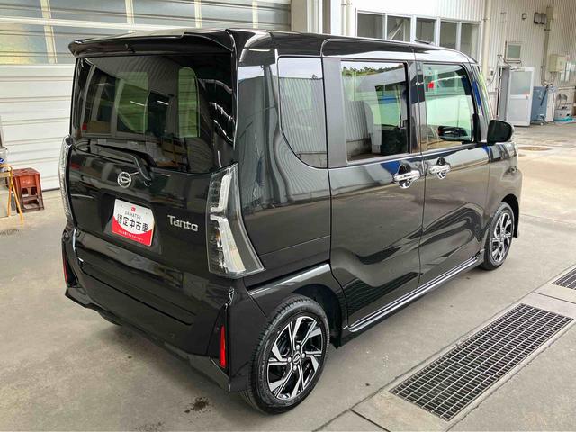 タントカスタムＸバックカメラ　両側電動スライドドア　１４インチアルミ　ＬＥＤヘッド＆フォグランプ　シートヒーター　電動駐車ブレーキ　オートライト　上下２段調節式デッキボード　コーナーセンサー　衝突被害軽減ブレーキ（千葉県）の中古車