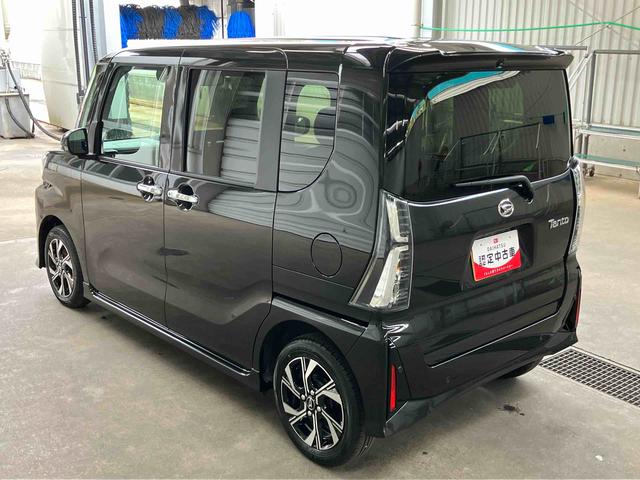 タントカスタムＸバックカメラ　両側電動スライドドア　１４インチアルミ　ＬＥＤヘッド＆フォグランプ　シートヒーター　電動駐車ブレーキ　オートライト　上下２段調節式デッキボード　コーナーセンサー　衝突被害軽減ブレーキ（千葉県）の中古車