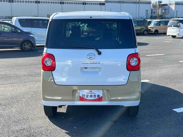 ムーヴキャンバスストライプスＧターボＬＥＤヘッドライト／両側電動スライドドア／アダプティブクルーズコントロール／コーナーセンサー／衝突回避支援システム／横滑り防止装置／オートライト／オートエアコン／電動格納ミラー／電動パーキングブレーキ（千葉県）の中古車