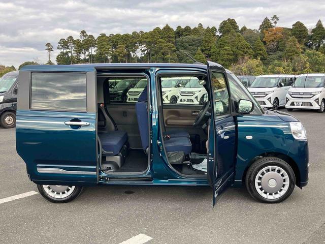 ムーヴキャンバスセオリーＧターボＬＥＤヘッドライト／両側電動スライドドア／アダプティブクルーズコントロール／コーナーセンサー／衝突回避支援システム／横滑り防止装置／オートライト／オートエアコン／電動格納ミラー／電動パーキングブレーキ（千葉県）の中古車