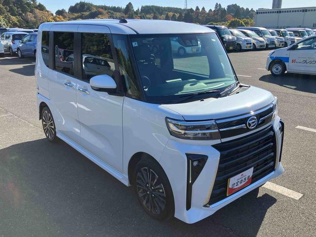 タントカスタムＲＳＬＥＤヘッドライト／両側電動スライドドア／コーナーセンサー／アイドリングストップ／衝突回避支援システム／横滑り防止装置／オートエアコン／アルミホイール／キーフリーシステム／電動格納ミラー／オートライト（千葉県）の中古車