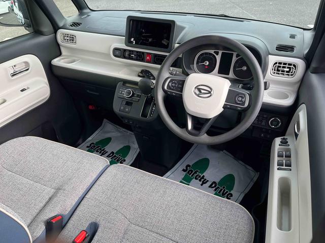 ムーヴキャンバスストライプスGターボLEDヘッドライト/両側電動スライドドア/アダプティブクルーズコントロール/コーナーセンサー/衝突回避支援システム/横滑り防止装置/オートライト/オートエアコン/電動格納ミラー/電動パーキングブレーキ(千葉県)の中古車