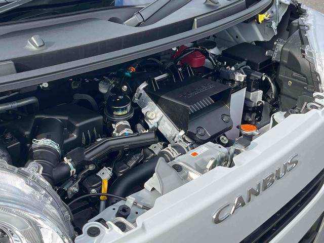 ムーヴキャンバスストライプスGターボLEDヘッドライト/両側電動スライドドア/アダプティブクルーズコントロール/コーナーセンサー/衝突回避支援システム/横滑り防止装置/オートライト/オートエアコン/電動格納ミラー/電動パーキングブレーキ(千葉県)の中古車