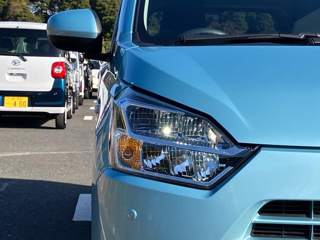 ミライースX SAIIILEDヘッドライト/電動格納ミラー/オートライト/キーレスエントリー/コーナーセンサー/アイドリングストップ/衝突回避支援システム/横滑り防止装置/マニュアルエアコン/盗難防止用セキュリティアラーム(千葉県)の中古車