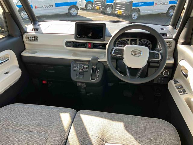 ムーヴキャンバスストライプスGターボLEDヘッドライト/両側電動スライドドア/アダプティブクルーズコントロール/コーナーセンサー/衝突回避支援システム/横滑り防止装置/オートライト/オートエアコン/電動格納ミラー/電動パーキングブレーキ(千葉県)の中古車