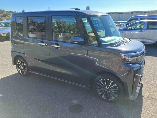 タントカスタムＲＳターボエンジン　１５インチアルミ　バックカメラ　両側電動スライドドア　シートヒーター　電動駐車ブレーキ　ＬＥＤライト＆フォグ　上下２段調節式デッキボード　コーナーセンサー　衝突被害軽減ブレーキ（千葉県）の中古車