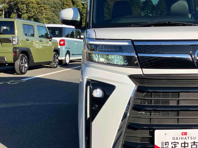 タントカスタムXバックカメラ 両側電動スライドドア 14インチアルミ LEDヘッド&フォグランプ シートヒーター 電動駐車ブレーキ オートライト 上下2段調節式デッキボード コーナーセンサー 衝突被害軽減ブレーキ(千葉県)の中古車