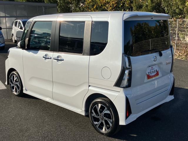 タントカスタムXバックカメラ 両側電動スライドドア 14インチアルミ LEDヘッド&フォグランプ シートヒーター 電動駐車ブレーキ オートライト 上下2段調節式デッキボード コーナーセンサー 衝突被害軽減ブレーキ(千葉県)の中古車
