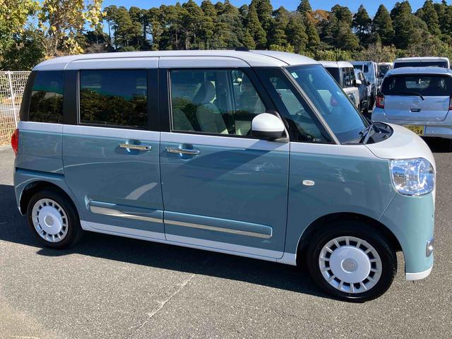 ムーヴキャンバスストライプスG両側電動スライドドア LEDヘッドライト&フォグランプ シートヒーター 保温カップホルダー 電動駐車ブレーキ バックカメラ ステアリングスイッチ コーナーセンサー 衝突被害軽減ブレーキ(千葉県)の中古車