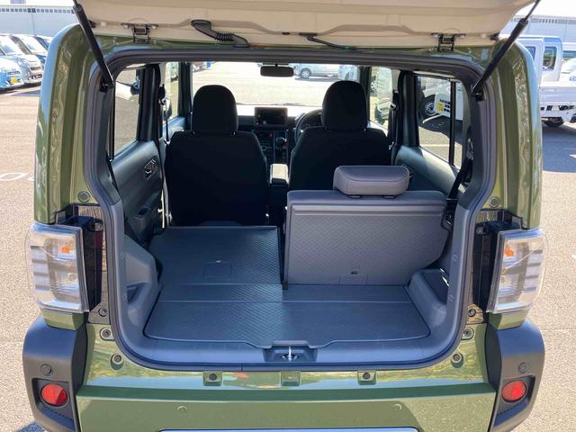 タフトＧターボ　ダーククロムベンチャー前後ダークガーニッシュ　ガラスルーフ　ルーフレール　１５インチアルミ　ＬＥＤヘッドライト＆フォグランプ　バックカメラ　シートヒーター　電動駐車ブレーキ　自動追従クルコン　衝突被害軽減ブレーキ（千葉県）の中古車