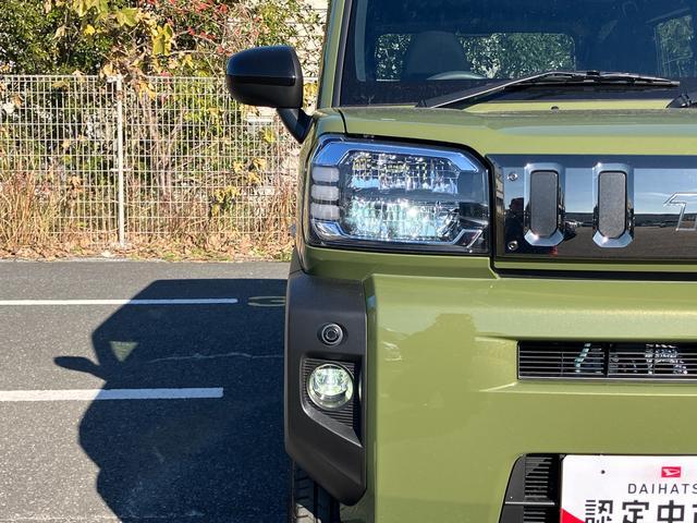 タフトGターボ ダーククロムベンチャー前後ダークガーニッシュ ガラスルーフ ルーフレール 15インチアルミ LEDヘッドライト&フォグランプ バックカメラ シートヒーター 電動駐車ブレーキ 自動追従クルコン 衝突被害軽減ブレーキ(千葉県)の中古車