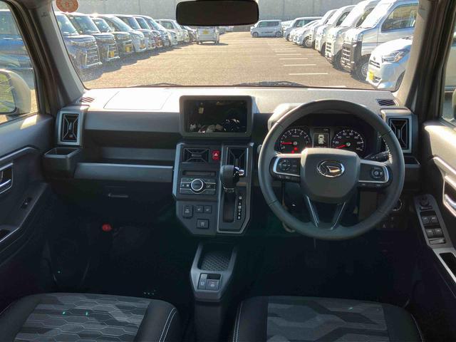 タフトGターボ ダーククロムベンチャー前後ダークガーニッシュ ガラスルーフ ルーフレール 15インチアルミ LEDヘッドライト&フォグランプ バックカメラ シートヒーター 電動駐車ブレーキ 自動追従クルコン 衝突被害軽減ブレーキ(千葉県)の中古車