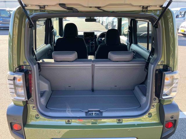 タフトGターボ ダーククロムベンチャー前後ダークガーニッシュ ガラスルーフ ルーフレール 15インチアルミ LEDヘッドライト&フォグランプ バックカメラ シートヒーター 電動駐車ブレーキ 自動追従クルコン 衝突被害軽減ブレーキ(千葉県)の中古車