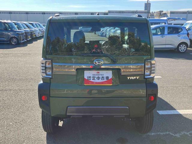 タフトGターボ ダーククロムベンチャー前後ダークガーニッシュ ガラスルーフ ルーフレール 15インチアルミ LEDヘッドライト&フォグランプ バックカメラ シートヒーター 電動駐車ブレーキ 自動追従クルコン 衝突被害軽減ブレーキ(千葉県)の中古車