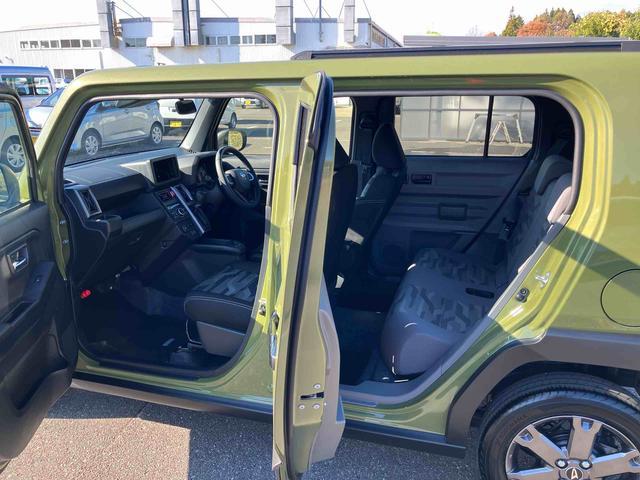 タフトGターボ ダーククロムベンチャー前後ダークガーニッシュ ガラスルーフ ルーフレール 15インチアルミ LEDヘッドライト&フォグランプ バックカメラ シートヒーター 電動駐車ブレーキ 自動追従クルコン 衝突被害軽減ブレーキ(千葉県)の中古車