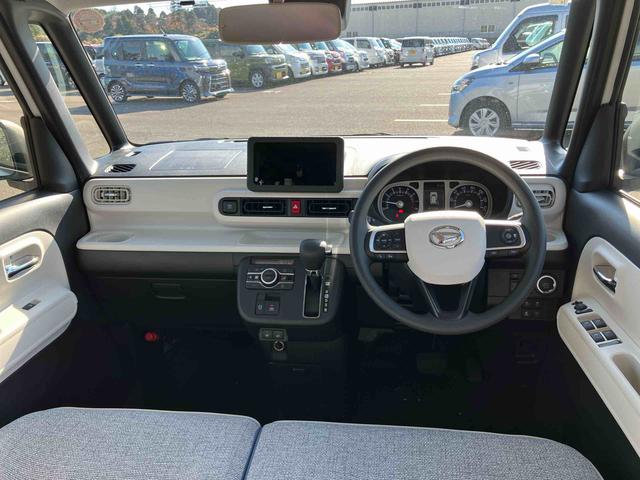 ムーヴキャンバスストライプスGターボ両側電動スライドドア LEDヘッドライト&フォグランプ シートヒーター 保温カップホルダー 電動駐車ブレーキ バックカメラ ステアリングスイッチ 自動追従クルコン 衝突被害軽減ブレーキ(千葉県)の中古車