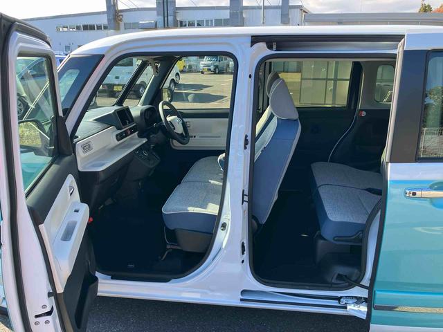 ムーヴキャンバスストライプスGターボ両側電動スライドドア LEDヘッドライト&フォグランプ シートヒーター 保温カップホルダー 電動駐車ブレーキ バックカメラ ステアリングスイッチ 自動追従クルコン 衝突被害軽減ブレーキ(千葉県)の中古車