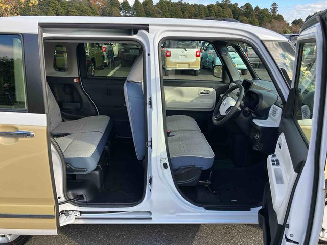 ムーヴキャンバスストライプスGターボ両側電動スライドドア LEDヘッドライト&フォグランプ シートヒーター 保温カップホルダー 電動駐車ブレーキ バックカメラ ステアリングスイッチ 自動追従クルコン 衝突被害軽減ブレーキ(千葉県)の中古車